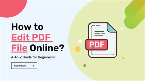 Edit PDFs Online .
